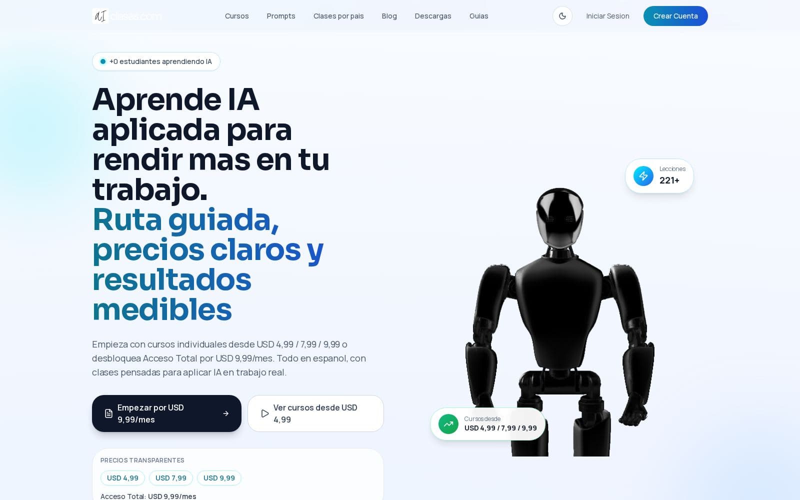 AI Clases Portfolio cover