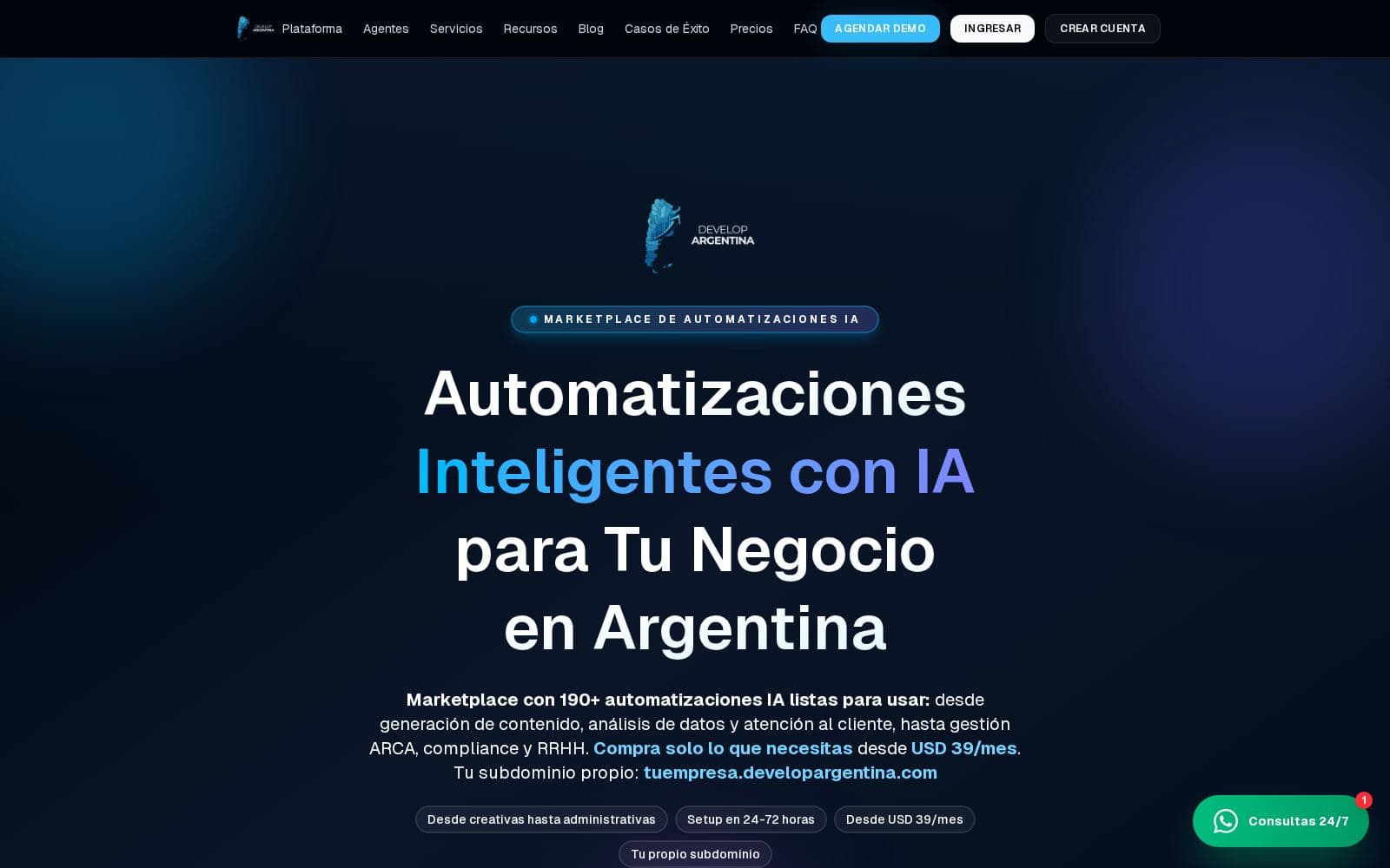Develop Argentina Portfolio cover