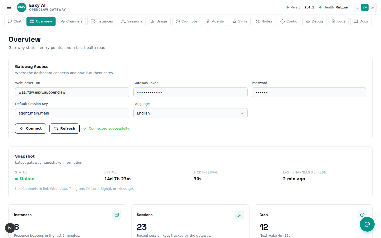 Eaxy Overview