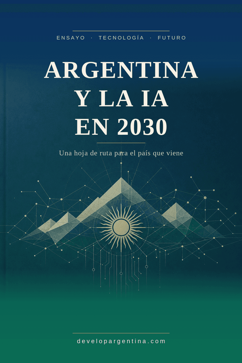 Portada del libro: Argentina y la IA en 2030