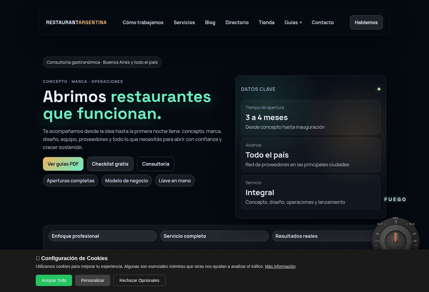 Restaurant Argentina Live product capture
