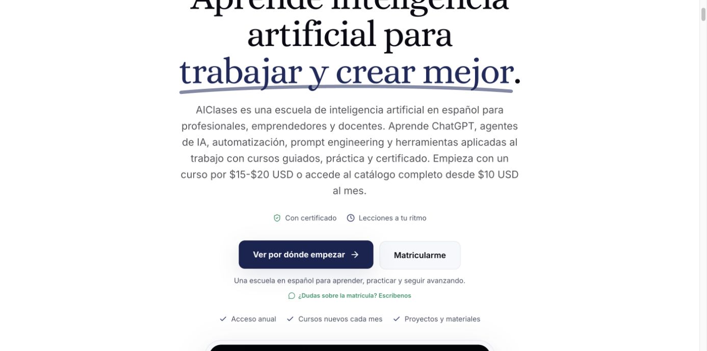 Vista previa del producto AI Clases