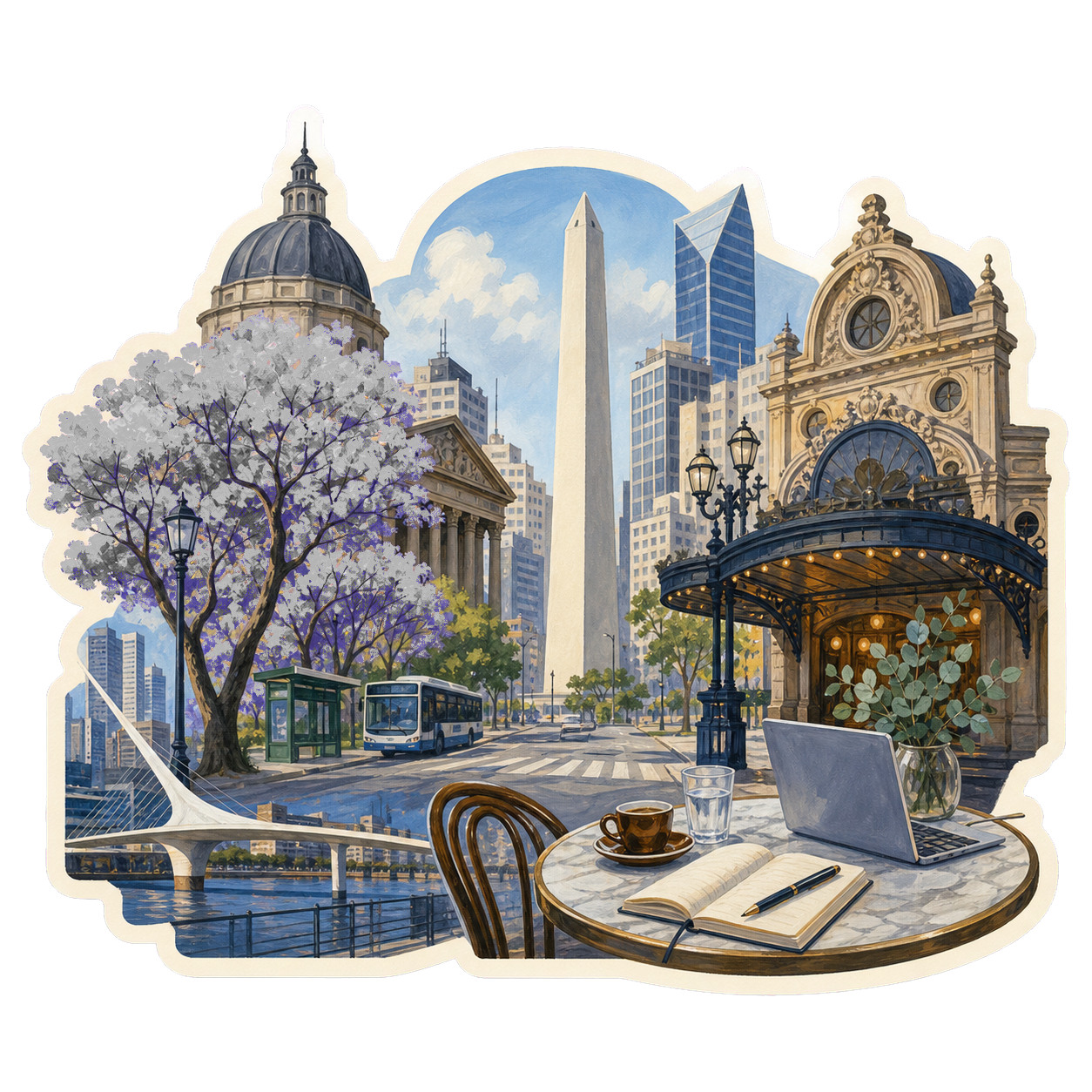 Sticker generado de Ciudad Autónoma de Buenos Aires