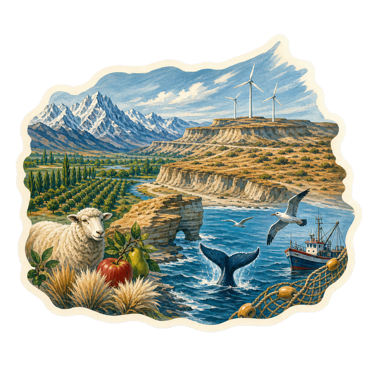 Sticker generado de Chubut
