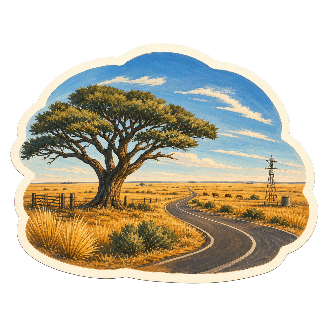 Sticker generado de La Pampa