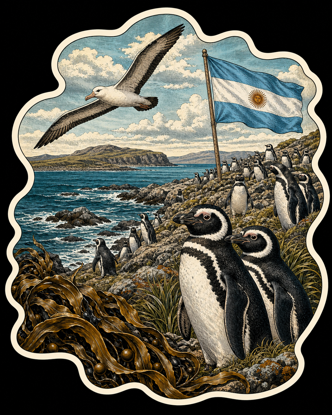 Sticker generado de Islas Malvinas