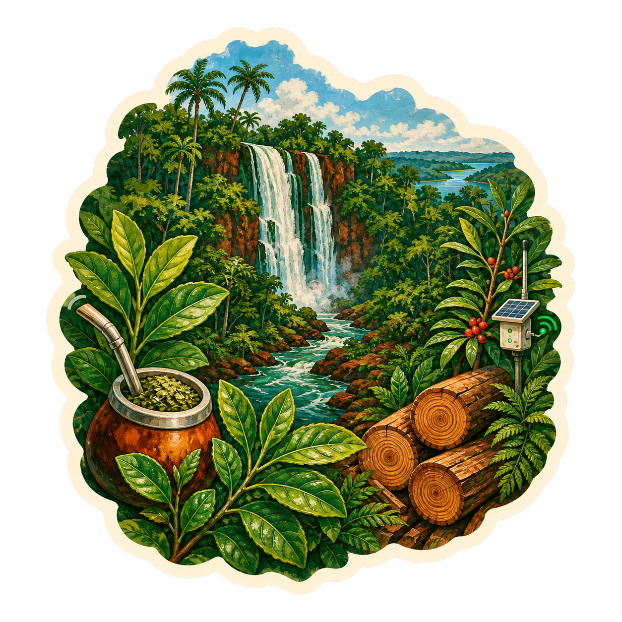 Sticker generado de Misiones