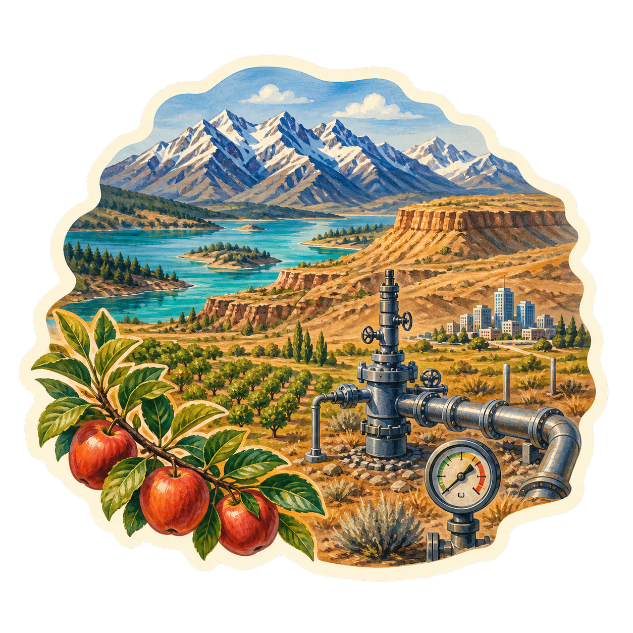 Sticker generado de Neuquén